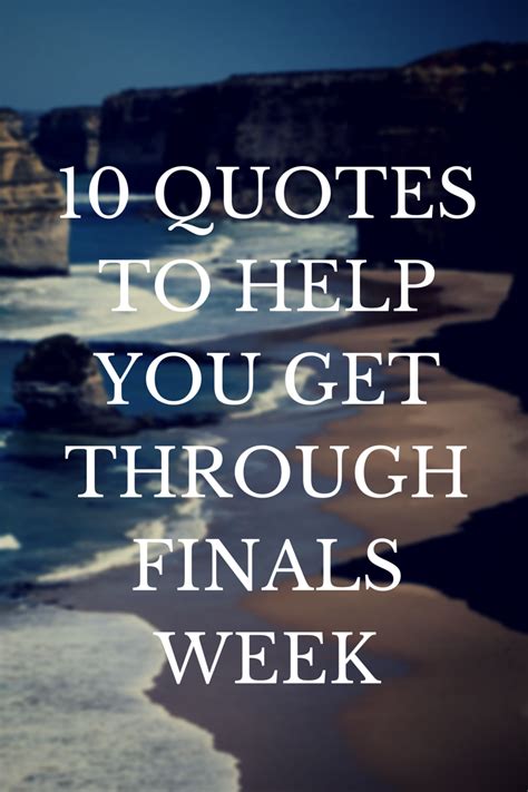 Quotes About Finals Week. QuotesGram