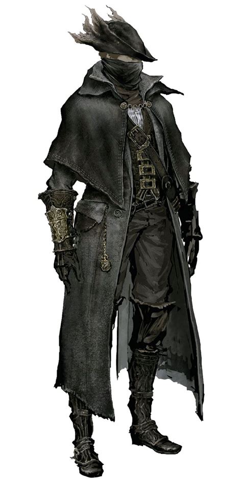 Hunter Attire from Bloodborne | Bloodborne art, Concept art characters ...