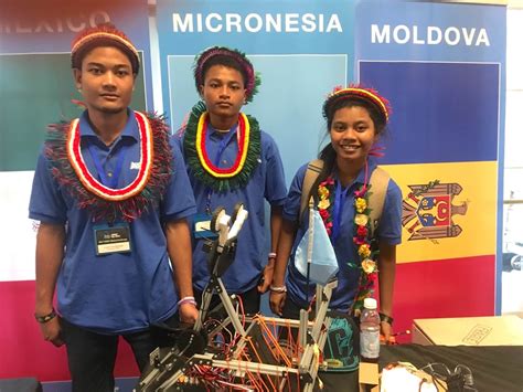 Micronesia Students Proudly Compete in Robotics "Olympics" - FIRST Global