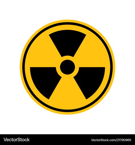 Radioactive symbol Royalty Free Vector Image - VectorStock