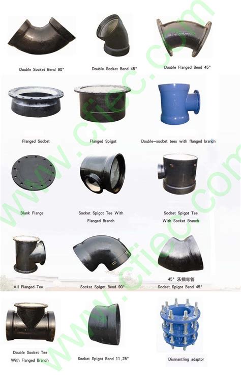 Ductile Cast Iron Pipe Fittings, DN80~2000mm - China Iron Pipe Fittings and pipe fittings