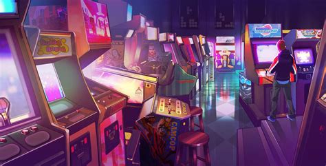 The Glory Days - The Arcade by axl99.deviantart.com on @deviantART | Gaming wallpapers, 90s ...