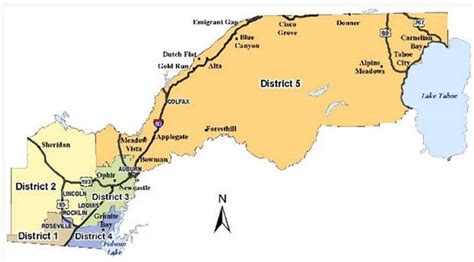 Placer County Districts Map | Unofficial Networks