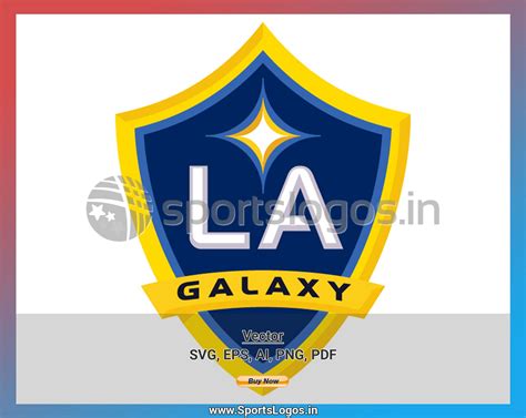 LA Galaxy - 2007, Major League Soccer, Soccer Sports Vector/SVG/Cricut Logo - SPLN002252 ...