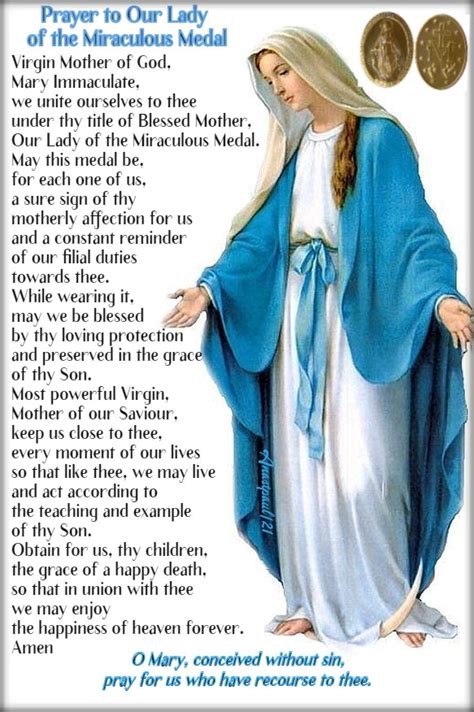 Our Morning Offering – 26 February – Prayer to Our Lady of the Miraculous Medal – AnaStpaul