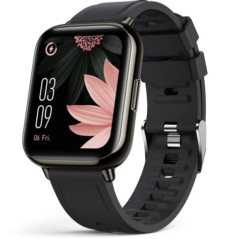 AGPTEK Smart Watch, 1.69 inch Touch Screen Fitness Watch, Sleep Tracker, LW31 Black - Walmart.com