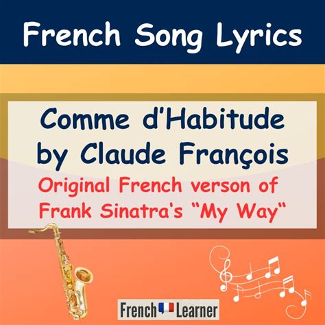 Comme d'habitude (Claude François) Lyrics & Translation