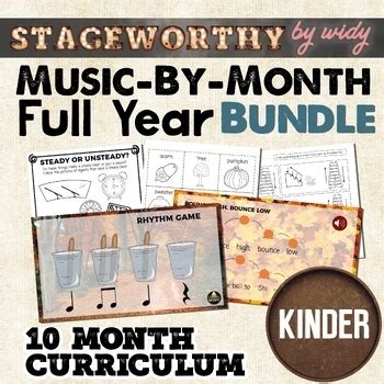 Kindergarten Music Units Lesson Plans Ontario Full Year Music Curriculum