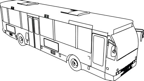 City Bus Coloring Page Coloring Pages