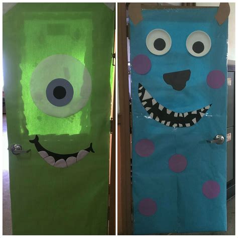 Monsters Inc... classroom doors | Door decorations classroom, Halloween classroom, Disney classroom