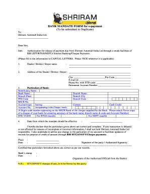 Hpcl E Mandate Form - Fill Online, Printable, Fillable, Blank | pdfFiller