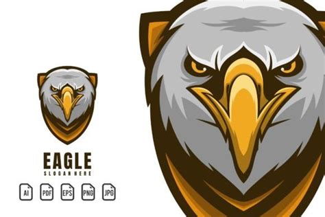 Eagle Mascot Logo Graphic by maxs_graphic · Creative Fabrica