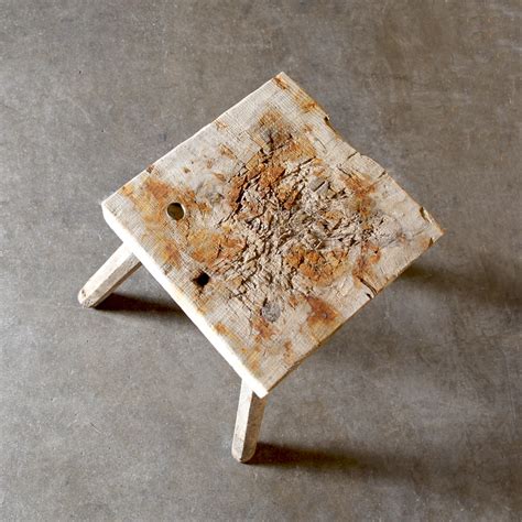 Wooden chopping block, side table ⋆ Neef Louis Design Amsterdam