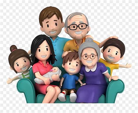 Cartoon Family Pic - Cartoon Family Group Happy Family Clipart ...