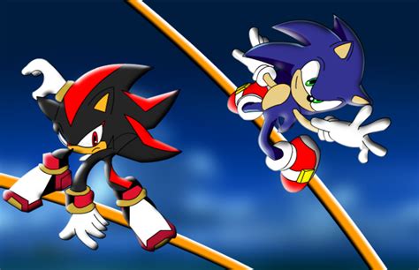 Sonic vs. Shadow Grind Race 2 by ShadicX on DeviantArt