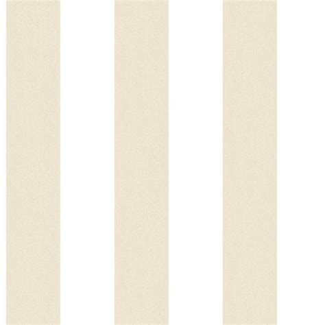 Smart Stripes Beige and White 2-Wide Stripe Wallpaper G67579 - The Home ...