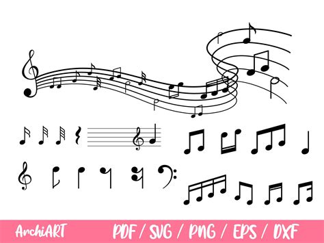 20 Music Svg, Music Notes Svg, Music Clipart Notes, Treble Clef Svg, Music Symbols Svg, Music ...