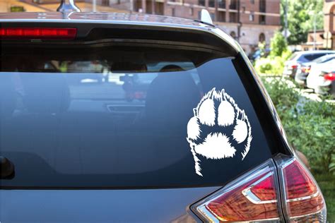 Dog Paw Print Vinyl Wall Car Decal Sticker Home Decor Art | Etsy