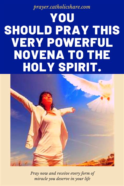 All catholics should pray this Very Powerful Novena to the Holy Spirit. | Novena, Holy spirit ...