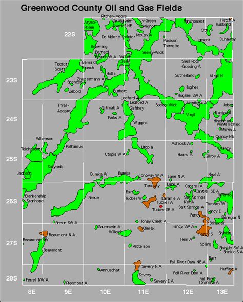 Greenwood County--Oil and Gas Production