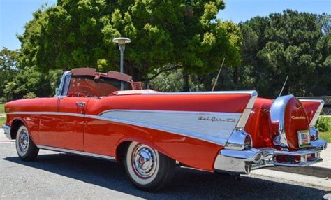 1957 Chevrolet Bel Air Convertible Red 0 Miles - Classic Chevrolet Bel ...