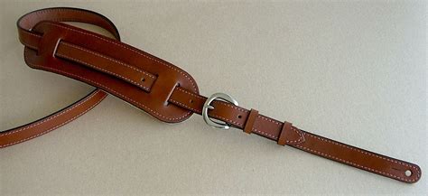 Vintage Plain Model Leather Guitar Strap