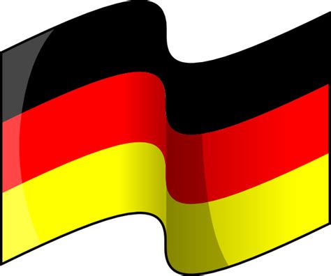 Waving German Flag clip art (111951) Free SVG Download / 4 Vector