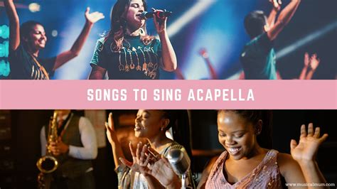 20 Songs to Sing Acapella - Musical Mum