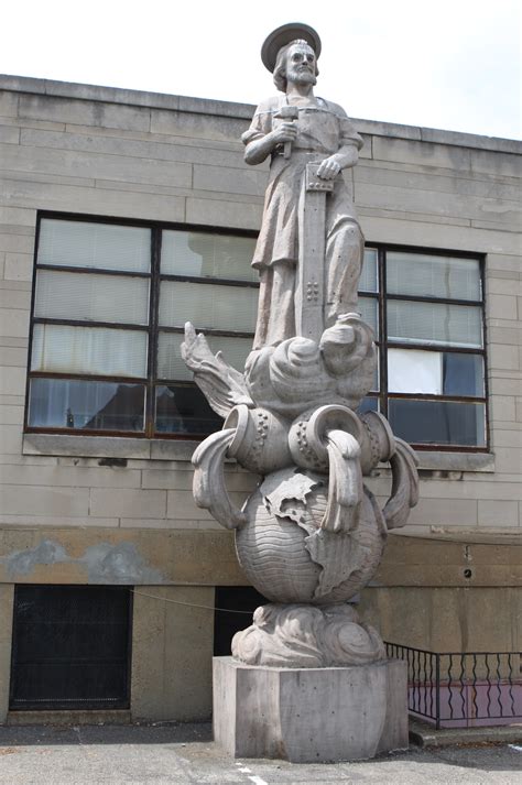 St. Joseph the Worker 24 FT Statue Waits in a Church Parking Lot – Ruth E. Hendricks Photography