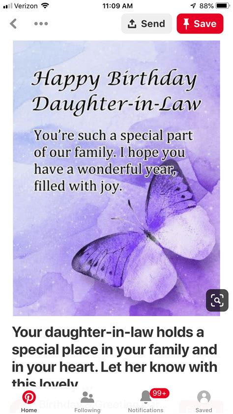 Pin by Dympna Reidy on Daughter in law birthday | Good day quotes ...