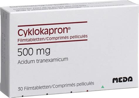 Tranexamic Cyklokapron Injection 500 mg | Exporter | Supplier | Distributor