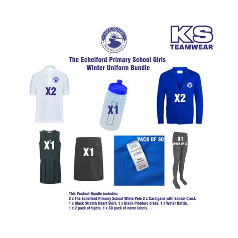 The Echelford Primary School Girls Winter Uniform Bundle (Early Years) - KS Teamwear