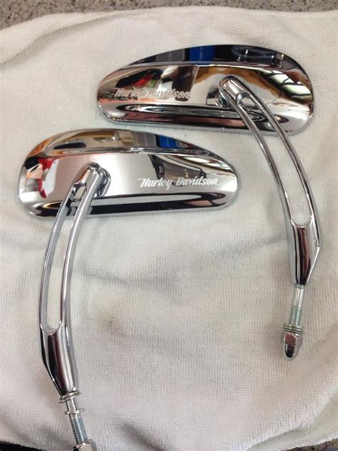 Harley davidson profile custom mirrors slotted stem - Harley Davidson ...