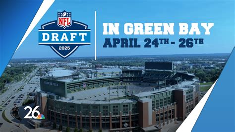 NFL sets dates for 2025 Draft in Green Bay