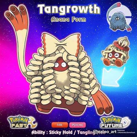 Congratulations, your Tangela has evolved into Tangrowth! Ananian Tangrowth evolves from Ananian ...