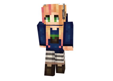 Gamer Girl Minecraft Skin Download