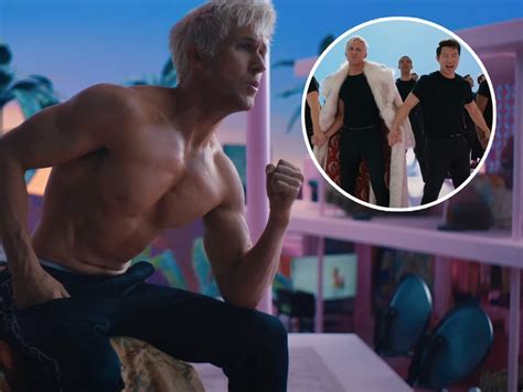 Shirtless Ryan Gosling Sings Just Ken Power Ballad In New Barbie Music ...