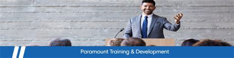 Conquering your fear of Public Speaking - Paramount Training ...