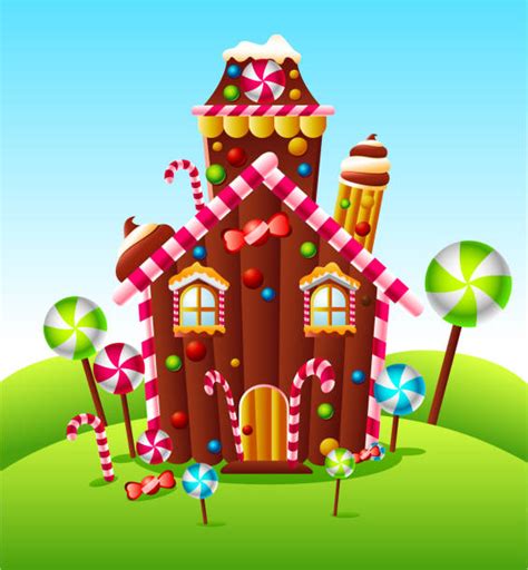 Gingerbread House Candy Clipart