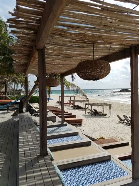 Relax Amansala Hotel, Tulum México | Natural views, Rustic pergola, Beach tent