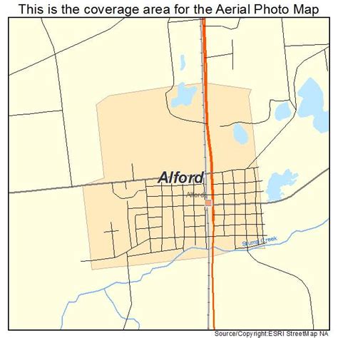 Aerial Photography Map of Alford, FL Florida