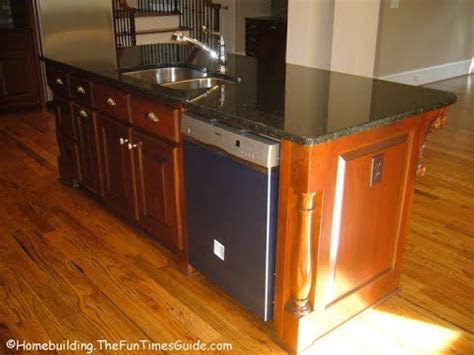 Kitchen Islands With Sink And Dishwasher - YouTube