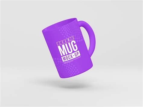 Premium PSD | Ceramic Coffee Mug Mockup