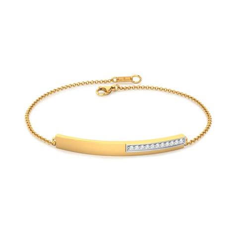 18KT Blink Brink Diamond Banglet | Melorra