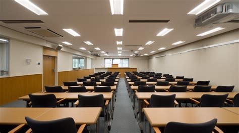 Conference Room Lit Up By Dark Lights Background, Conference Engineer ...