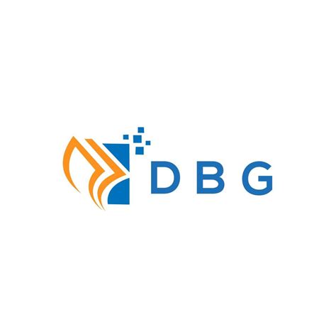 DBG credit repair accounting logo design on white background. DBG creative initials Growth graph ...