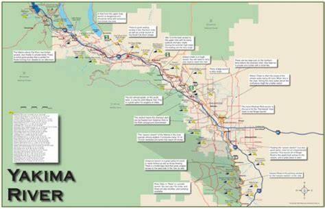 Yakima River Float Map - Living Room Design 2020