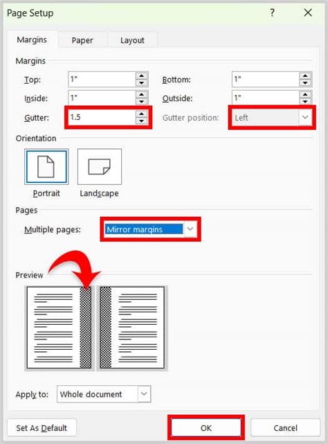 How to Set Gutter Margins in Microsoft Word (PC & Mac)