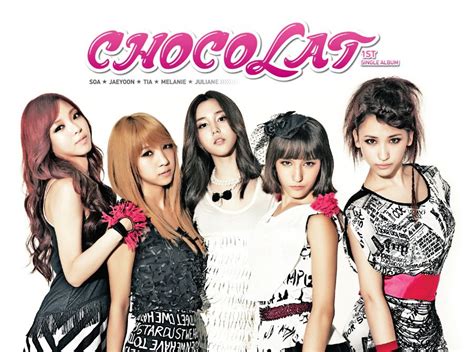 Name: Chocolat Debut: 2011 Members: Minji, Juliane, Tia, Melanie, Lori Former Member(s ...