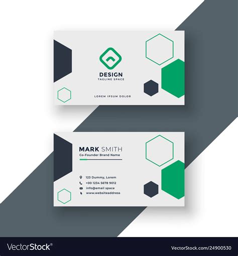 Modern medical doctor business card Royalty Free Vector